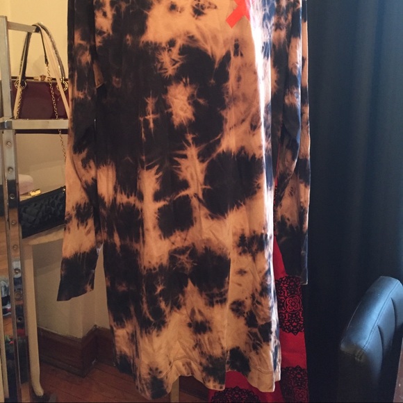 NEW W/O TAG COLLUSION TIE DYE PRINT DRESS - Picture 3 of 4